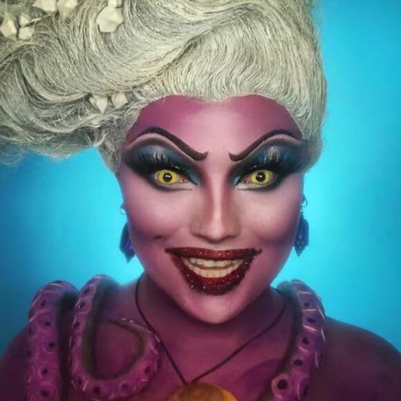 Purple Conch Seashell Earrings Dangle Costume Jewelry for Women - Picture 5 of 5